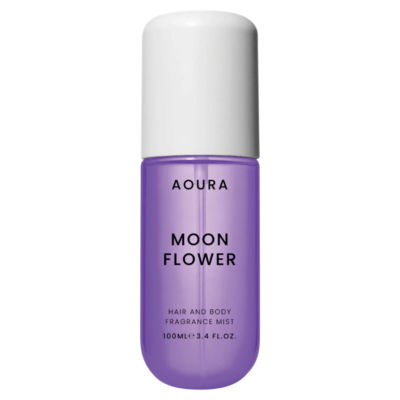 Aoura Moon Flower hair and body fragrance mist 100ml, imported from the UK