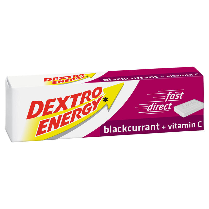 Dextro Energy Blackcurrant + Vitamin C Tablets 47G