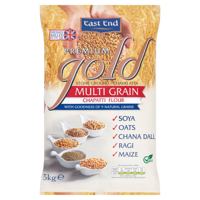 ASDA East End Premium Gold Multi Grain Chapatti Flour 5kg- Buy online at McGrocer