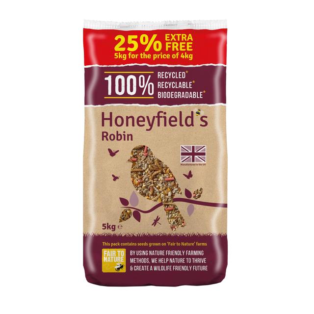 Honeyfield's Robin Wild Bird Food 25% Extra Free   5kg GOODS M&S   