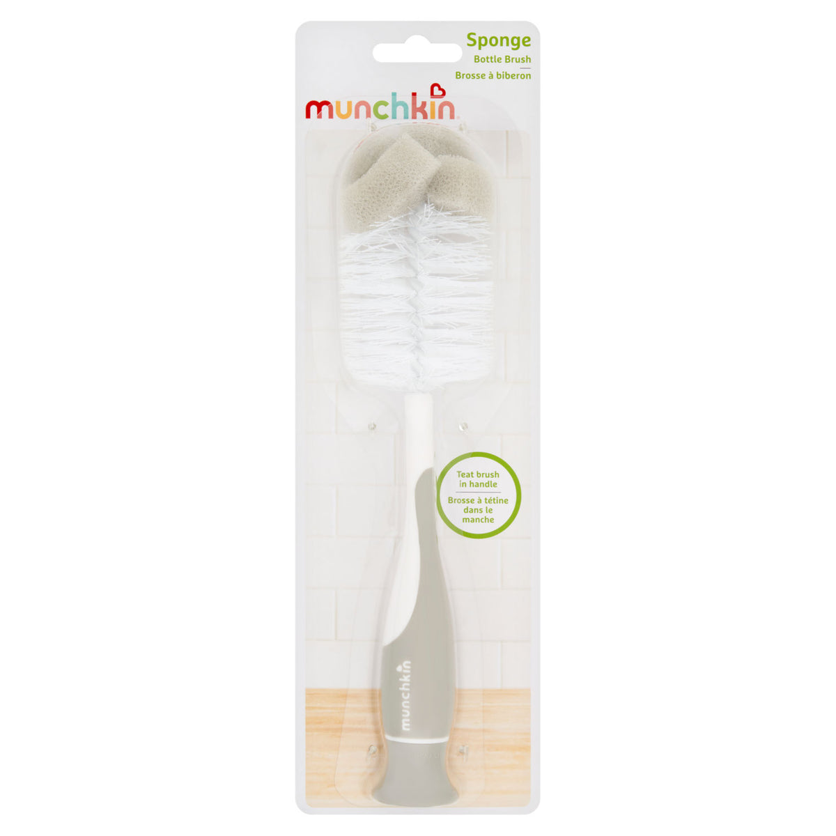 Munchkin Sponge Bottle Brush baby cleaning tool, imported from the UK