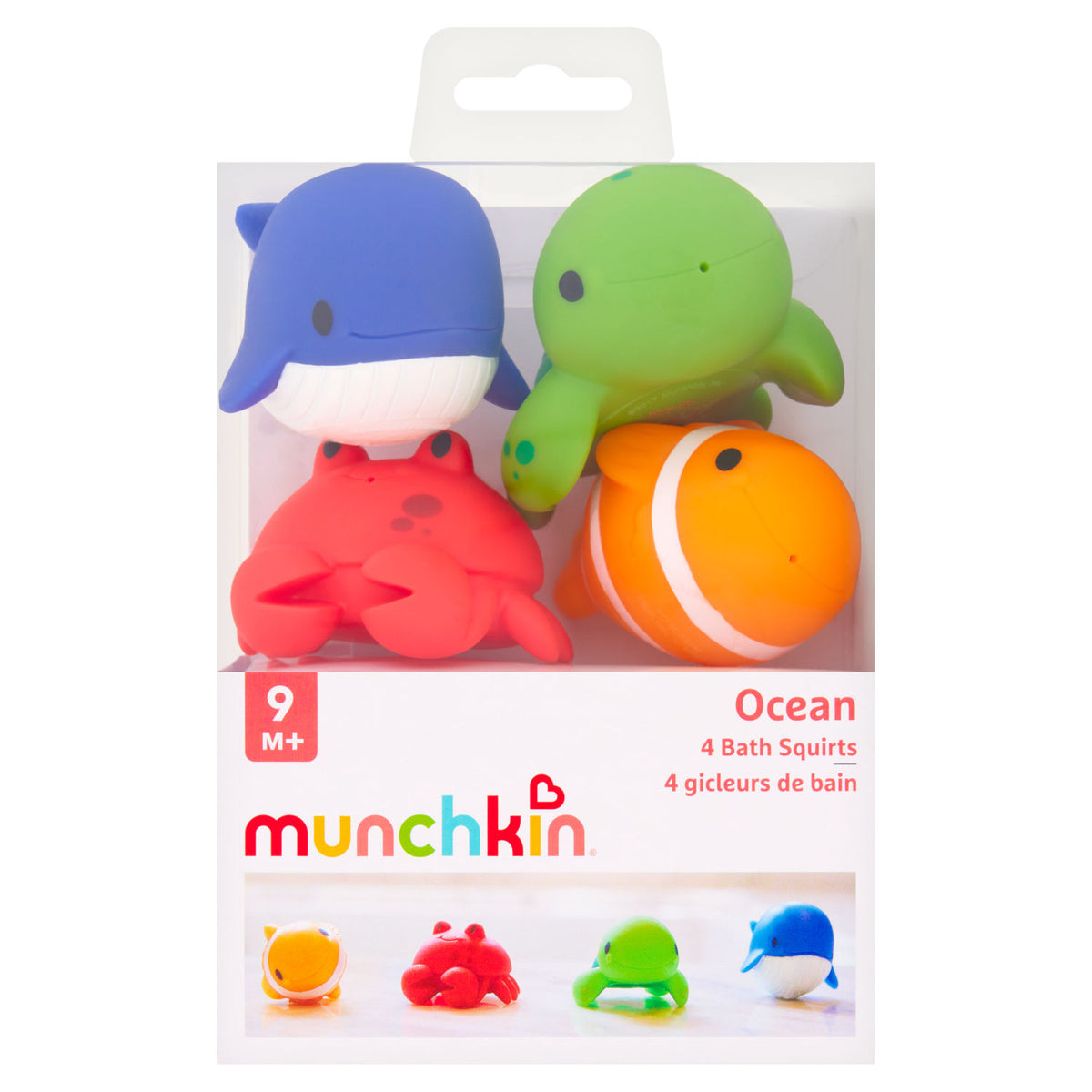 Munchkin 4 Ocean Bath Squirts 9M+