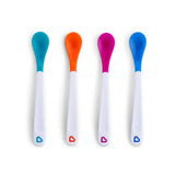 Munchkin White Hot Safety Spoons 4 Pack, imported from the UK