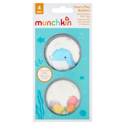 ASDA Munchkin Float & Play Bubbles Bath Toy 4m+- Buy online at McGrocer
