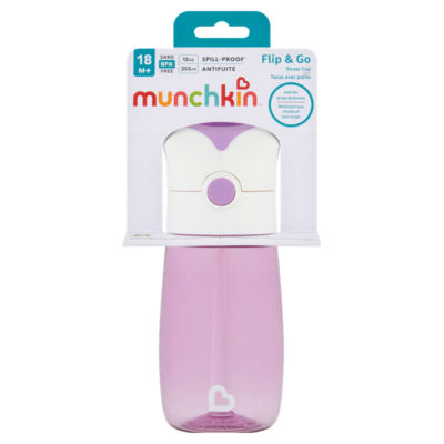 Munchkin Flip & Go straw cup 18m+ (British brand)