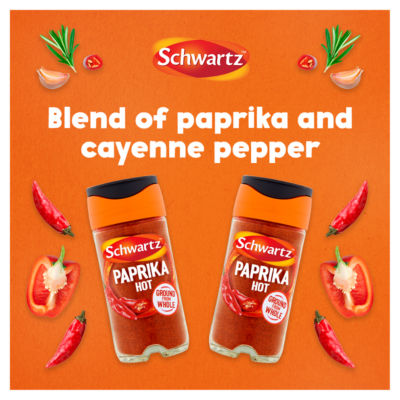 Schwartz paprika hot spice 34g (British brand)