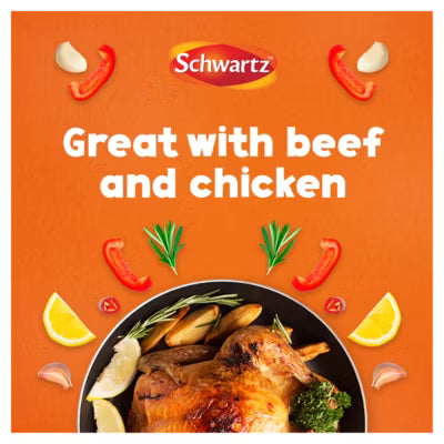 Schwartz paprika hot spice 34g (British brand)