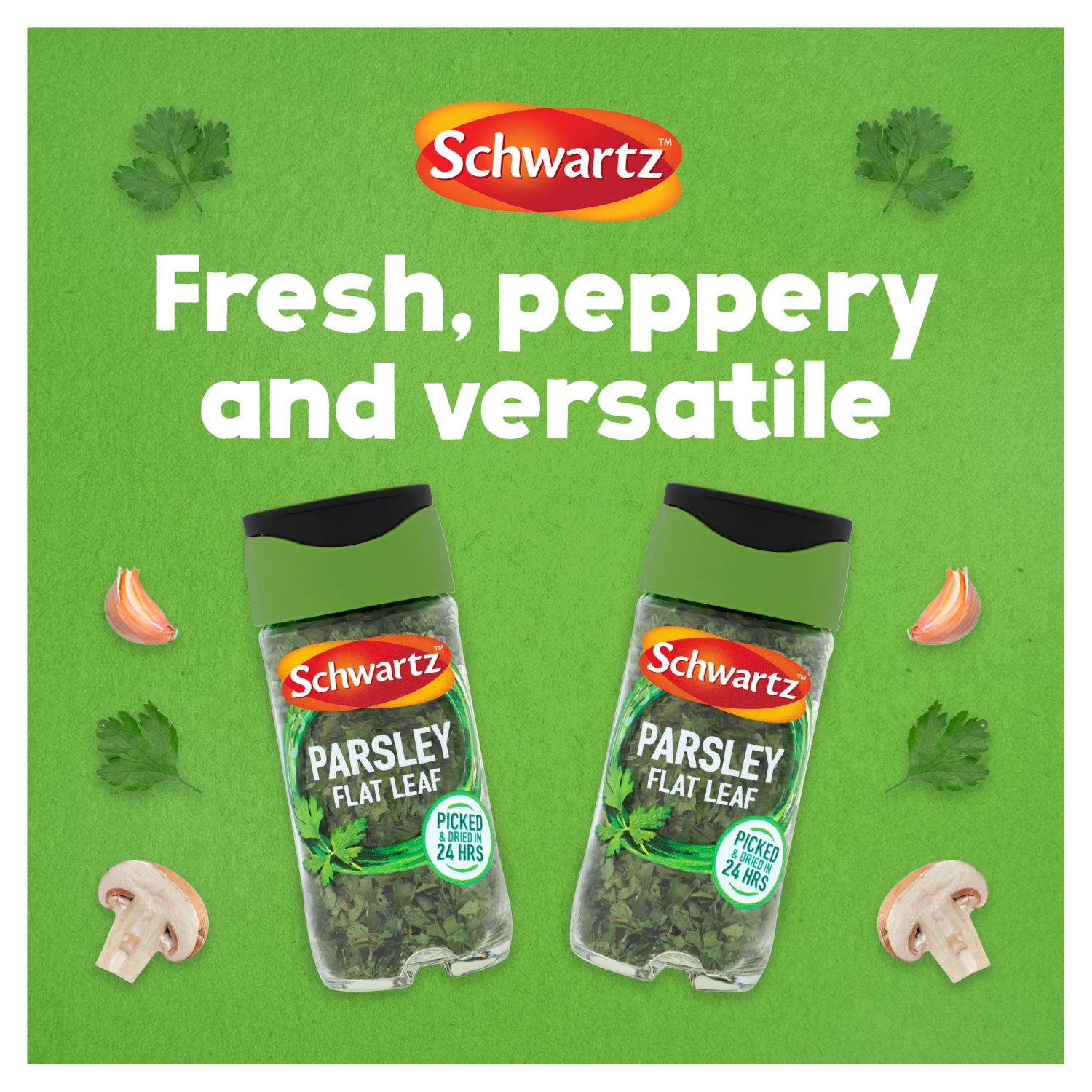 Schwartz Flat Leaf Parsley dried herbs 3g (British brand)