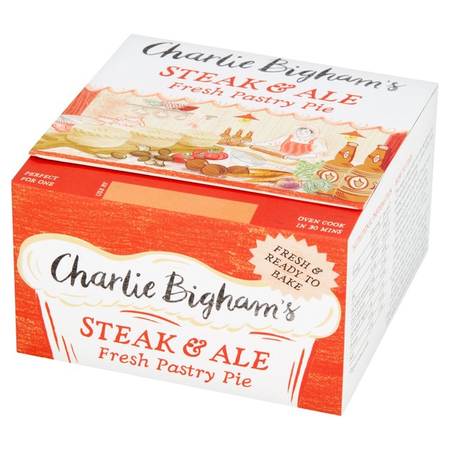 Charlie Bigham's Steak & Ale Full Pastry Pie   270g GOODS M&S   