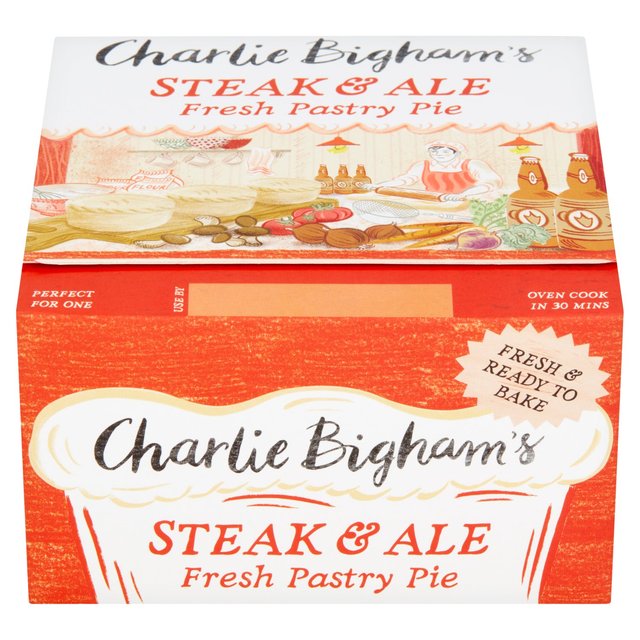 Charlie Bigham's Steak & Ale Full Pastry Pie   270g GOODS M&S   