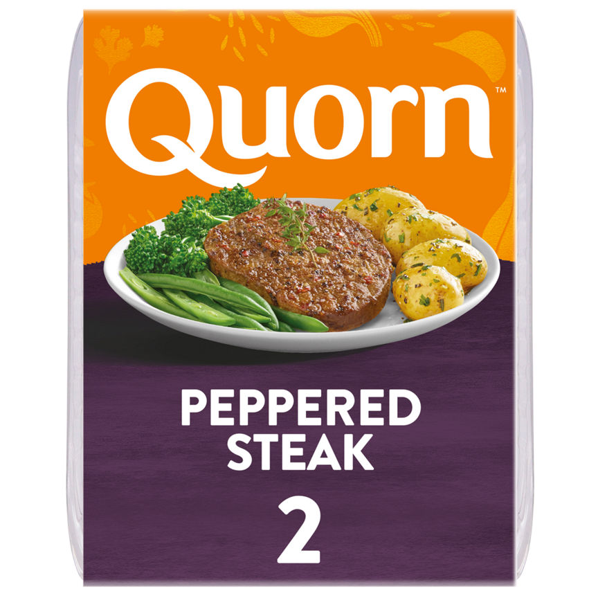 Quorn 2 Peppered Steaks GOODS ASDA   