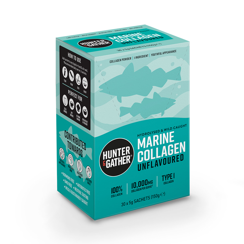 Hunter & Gather marine collagen 30 sachets - British product