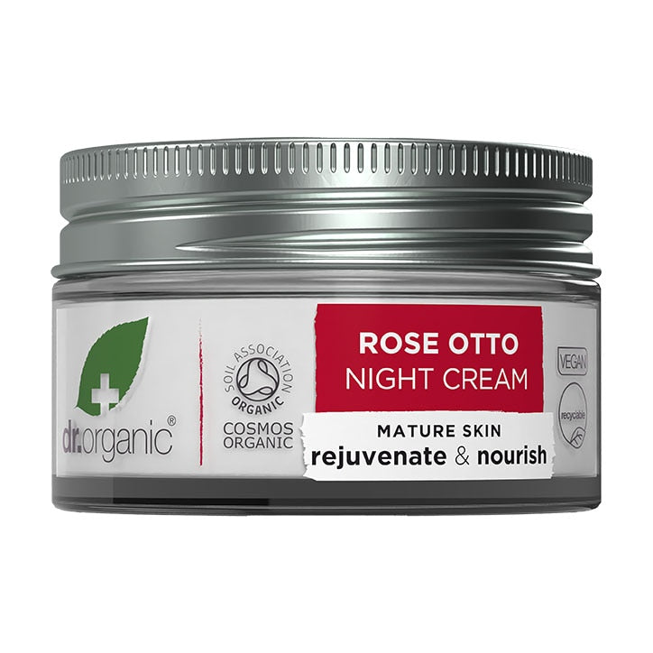 Dr Organic Rose Otto Night Cream 50ml - McGrocer