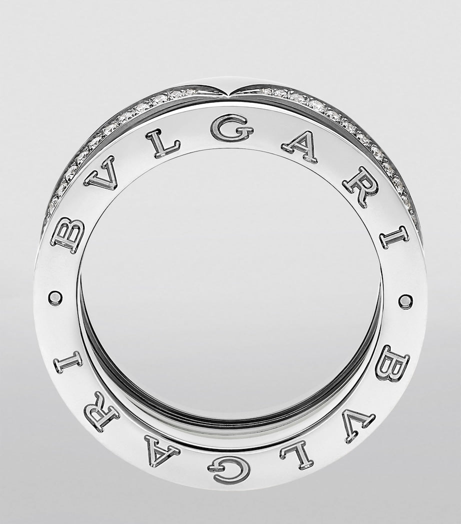 Bvlgari B.zero1 three-band white gold ring, imported from the UK