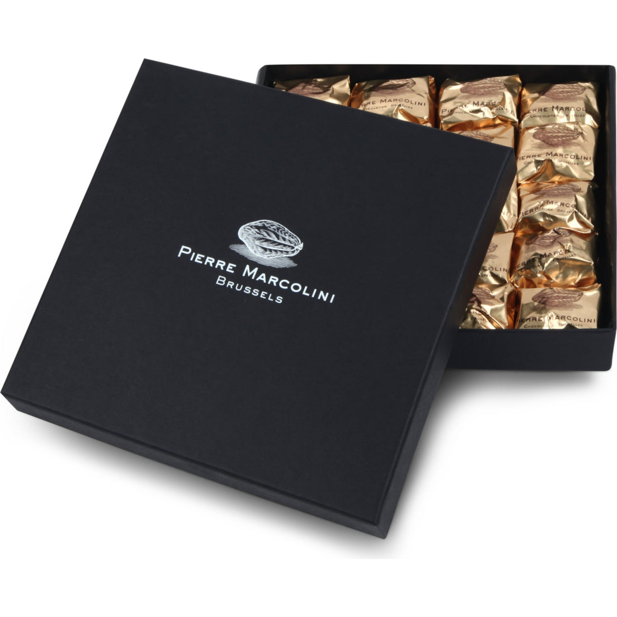 Pierre Marcolini marrons glacés 480g box of 20, UK version