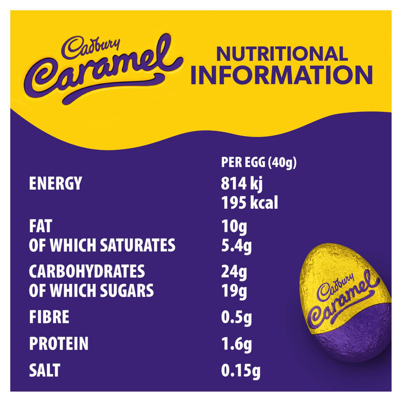 Cadbury caramel chocolate egg 40g - British product