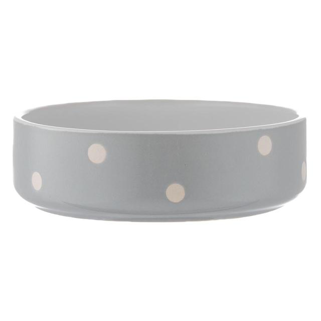 Mason Cash Polka Dot Grey Pet Bowl GOODS M&S   