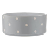 Mason Cash Polka Dot Grey Pet Bowl GOODS M&S   