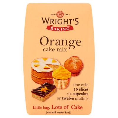 Wright's Baking orange cake mix 500g (British brand)
