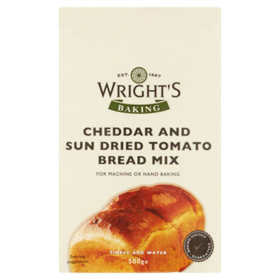 ASDA Wright's Baking Cheddar and Sun Dried Tomato Bread Mix 500g- Buy online at McGrocer