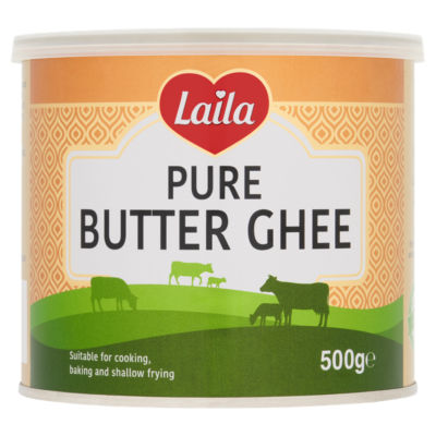 ASDA Laila Pure Butter Ghee 500g- Buy online at McGrocer