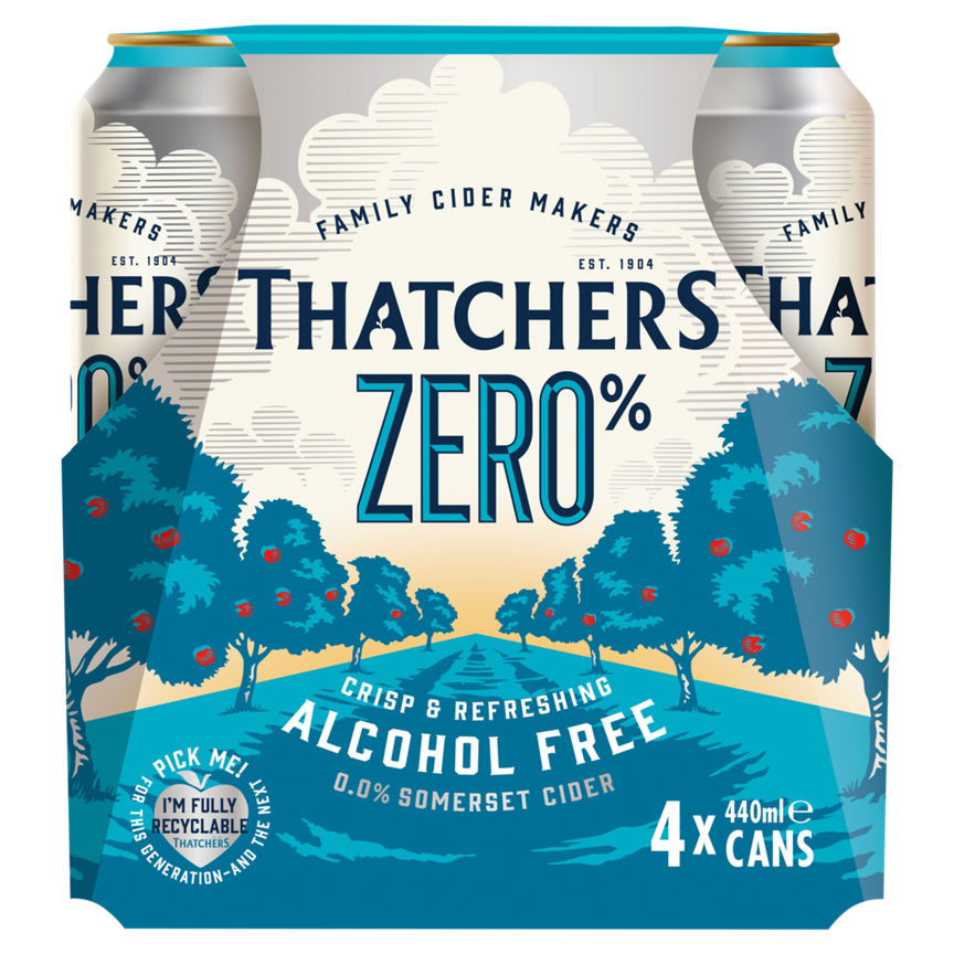 Thatchers Zero% 4 x 440ml