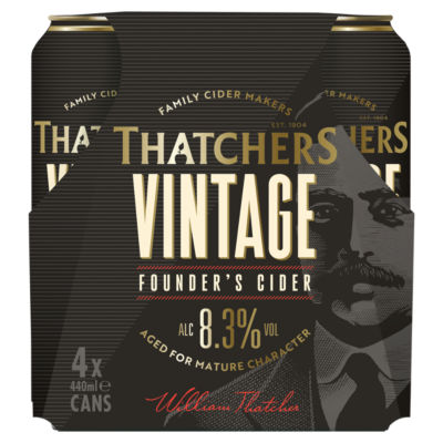 ASDA Thatchers Vintage Founder's Apple Cider 4 x 440ml- Buy online at McGrocer