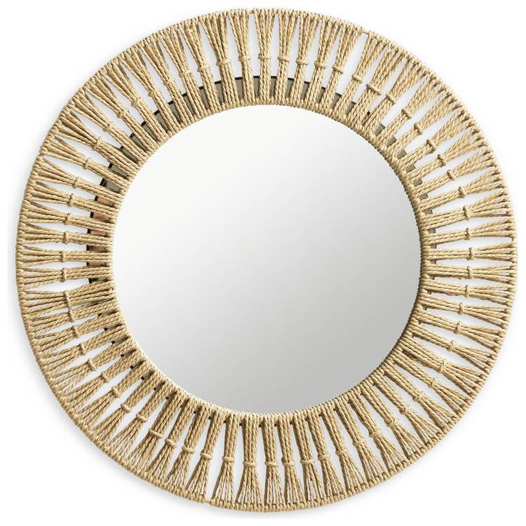Habitat rope-effect round wall mirror 50cm, UK version