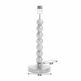 Habitat Bobbin mango wood table lamp base walnut finish H44cm (British brand)