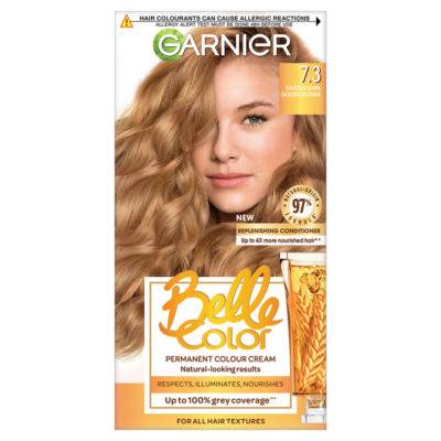ASDA Garnier Belle Color 7.3 Dark Golden Blonde Permanent Hair Dye- Buy online at McGrocer