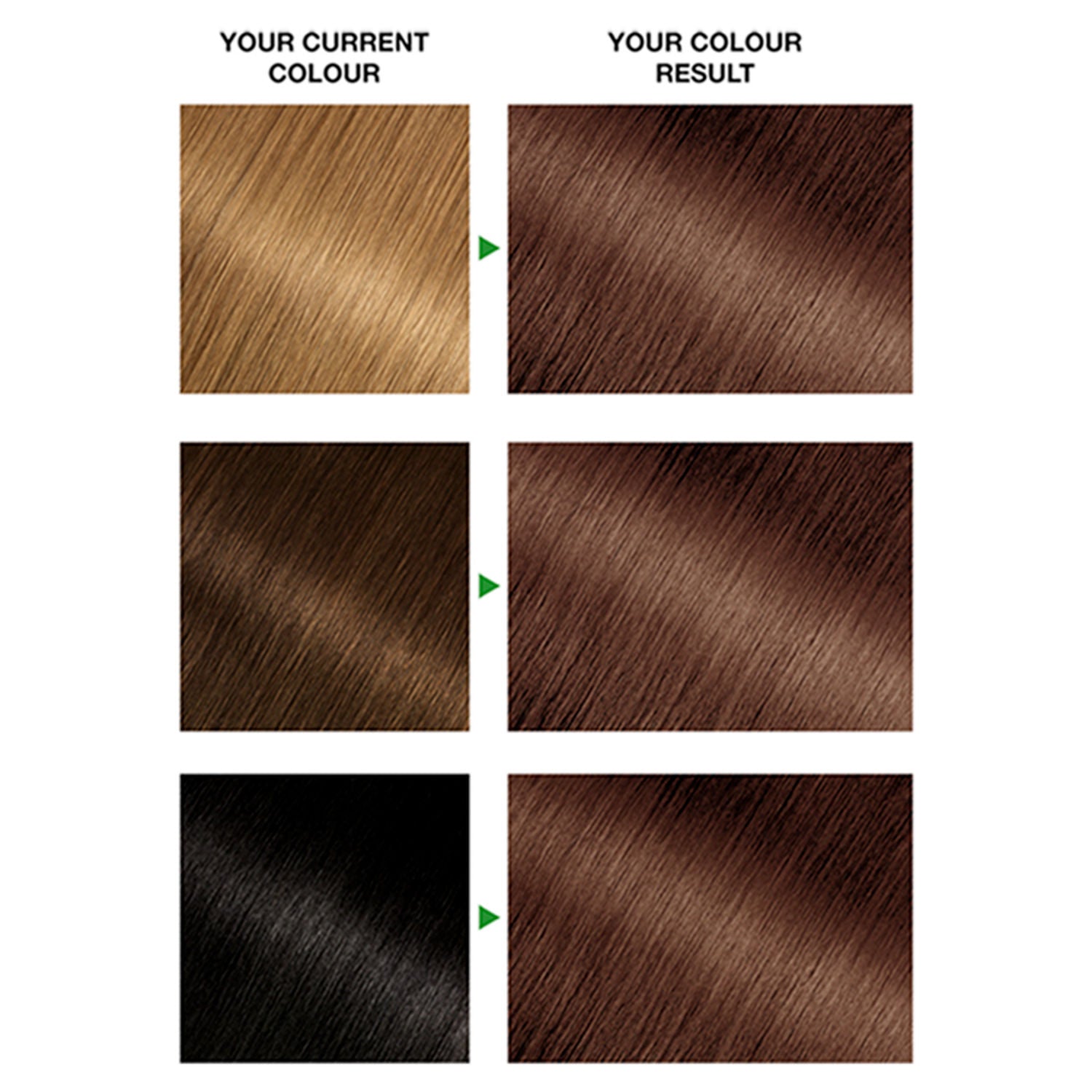 Garnier Nutrisse permanent hair dye 6 Light Brown, UK version