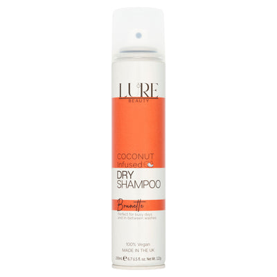 ASDA Lure Beauty Coconut Infused Dry Shampoo Brunette 200ml- Buy online at McGrocer