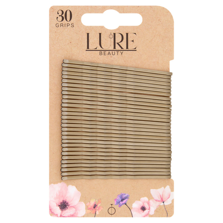 Lure Beauty 30 Large Grips Blonde GOODS ASDA   