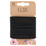 Lure Beauty 15 Wide Snagfree Bands Black GOODS ASDA   