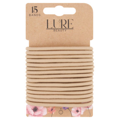 Lure Beauty 15 wide snagfree hair bands blonde, UK version