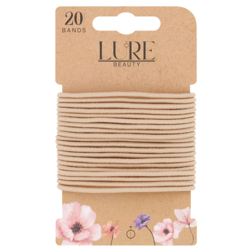 Lure Beauty 20 Thin Snagfree Bands Blonde GOODS ASDA   