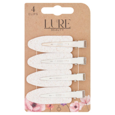 ASDA Lure Beauty 4 Prep Clips Hair Clips- Buy online at McGrocer