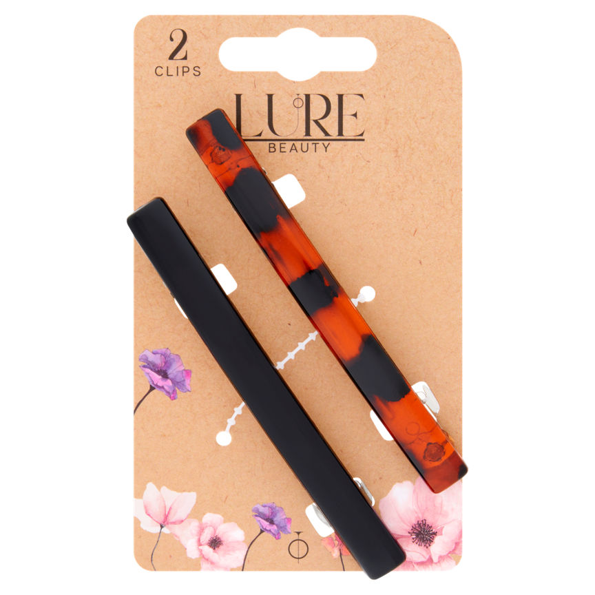 Lure Beauty 2 Barrette Duo Clips