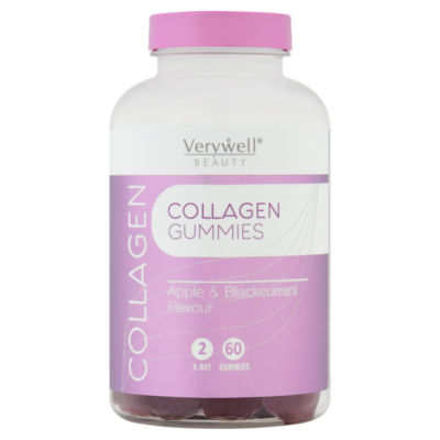 Verywell collagen gummies Apple & Blackcurrant flavour 60 gummies (British brand)