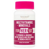 Verywell Women Multivitamins + Minerals for Her 50+ 1 A Day 30 Tablets GOODS ASDA   