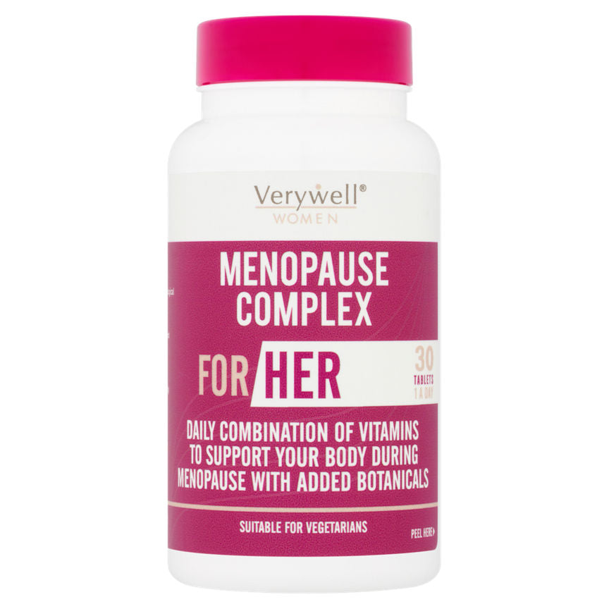 Verywell Menopause Complex for Her 30 Tablets 1 A Day GOODS ASDA   