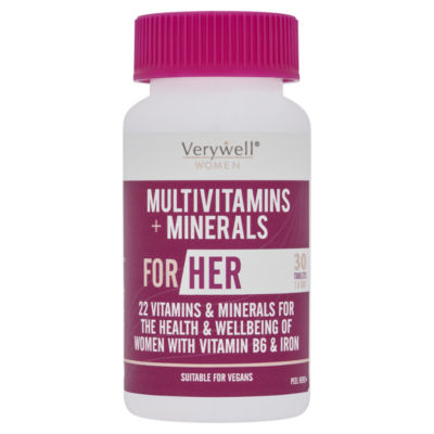 Verywell women multivitamins for Her 30 tablets (British brand)