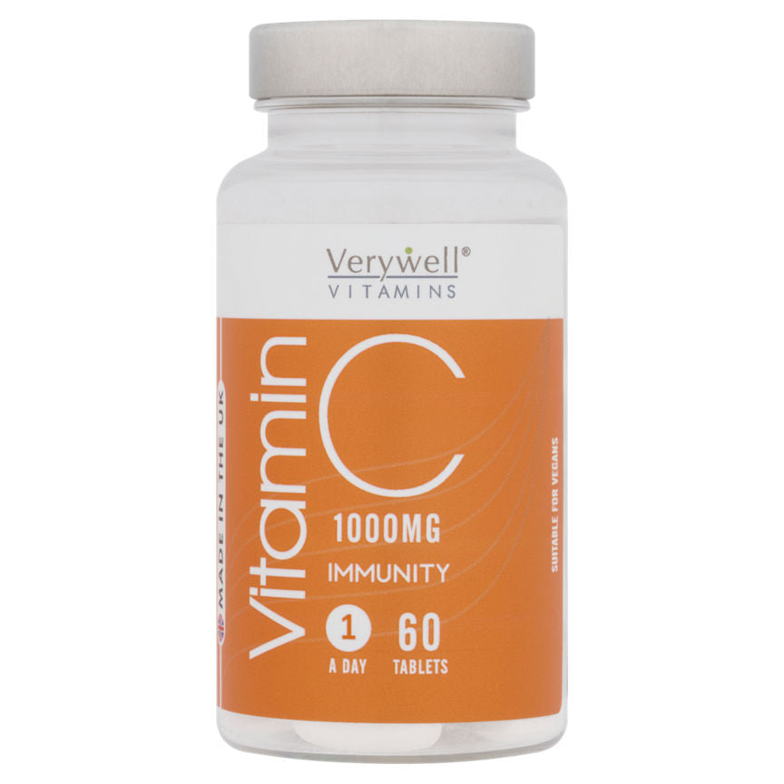 Verywell Vitamins Vitamin C 1000mg 60 Tablets GOODS ASDA   