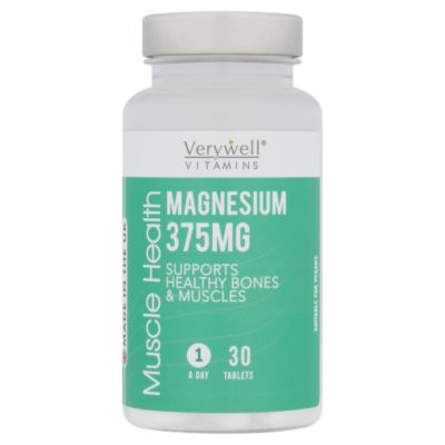 Verywell magnesium supplement 30 tablets (British brand)