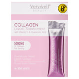 Verywell collagen liquid supplement with vitamin C and hyaluronic acid forest fruits 14 x 30ml sachets (British brand)