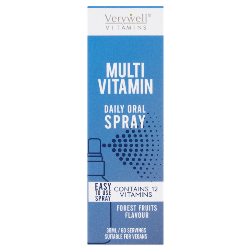 Verywell Multi Vitamin Daily Oral Spray Forest Fruits Flavour 30ml GOODS ASDA   