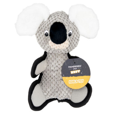 Pampered Paws Ruff Koala Toy dog toy - British product