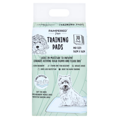 Pampered Paws 30 Valpetreningsmatter