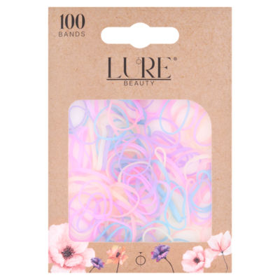 Lure Beauty Mini Polybands 100 bands - British product