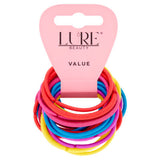 Lure Beauty assorted hair elastics 24 count - British product
